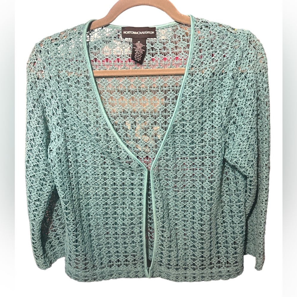 Crocheted Lace Cardigan